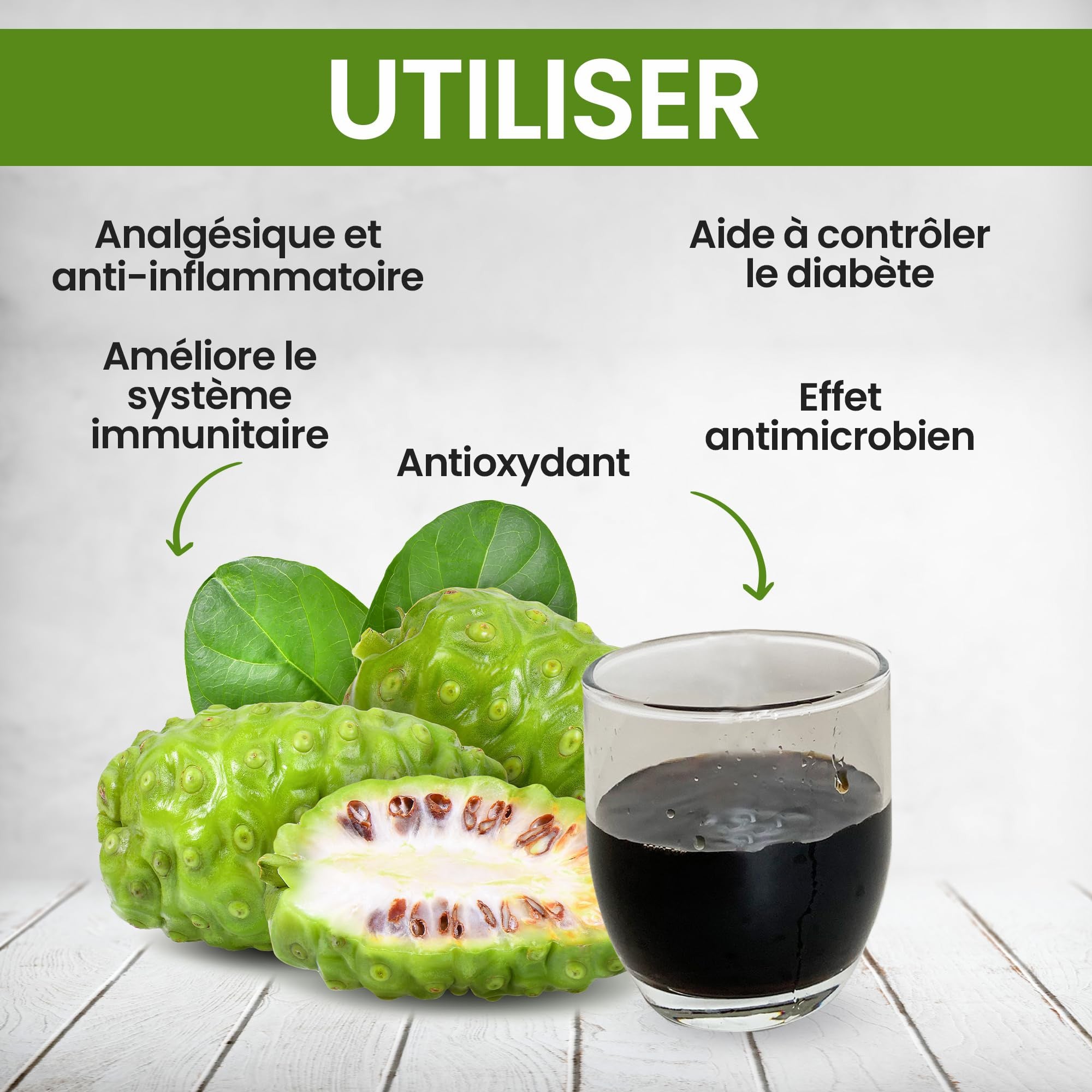 Jus de noni Terra Farm 100 % Naturel (Sans additifs)